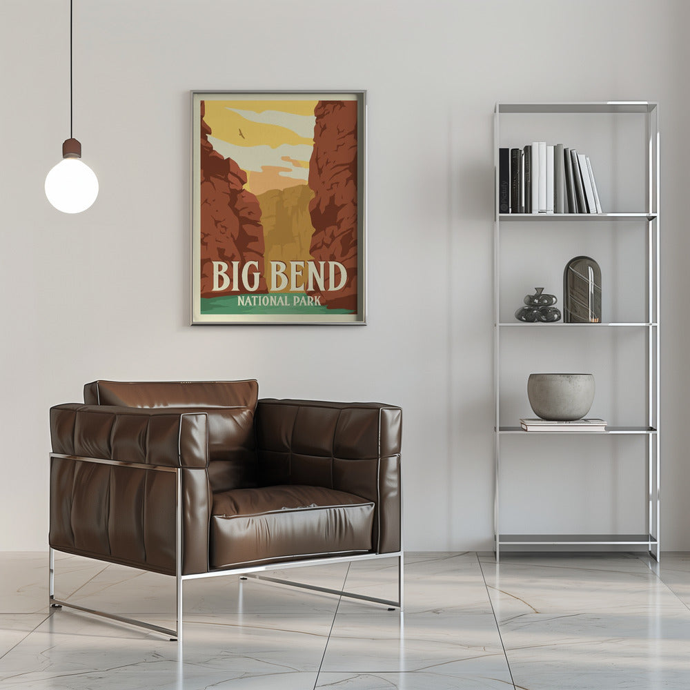 Big Bend National Park Travel Print Poster